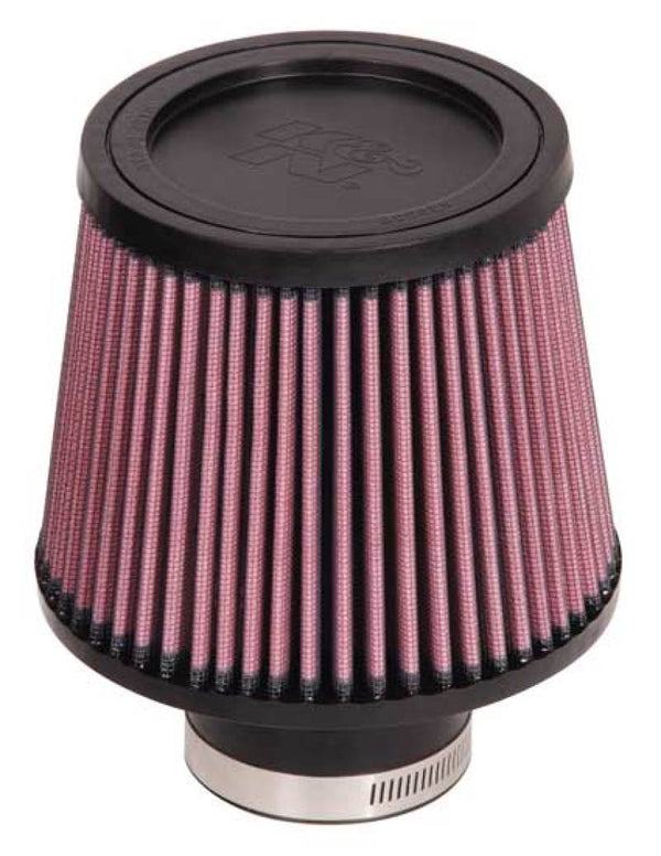 K&N Universal Rubber Filter-Round Tapered 2.5in Flange ID x 6in Base OD x 5in Top OD x 5in Height - Bull Strap