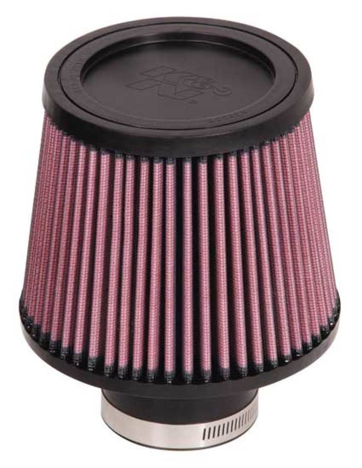 K&N Universal Rubber Filter-Round Tapered 2.5in Flange ID x 6in Base OD x 5in Top OD x 5in Height - Bull Strap