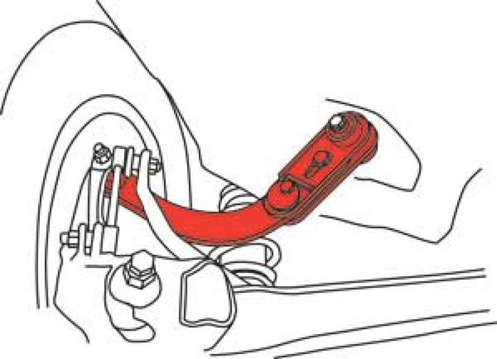 SPC Performance 07-10 Dodge Caliber/Jeep Patriot Rear Adjustable Camber Arm - Bull Strap