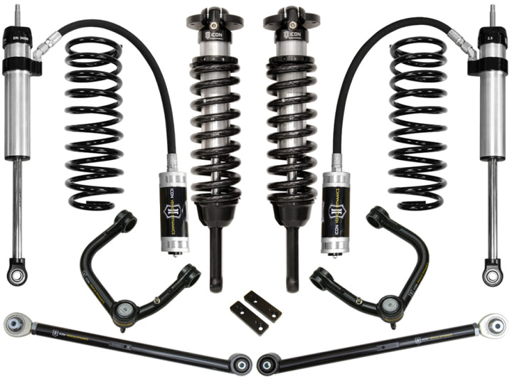 ICON 2010+ Toyota FJ/4Runner 0-3.5in Stage 4 Suspension System w/Tubular Uca - Bull Strap