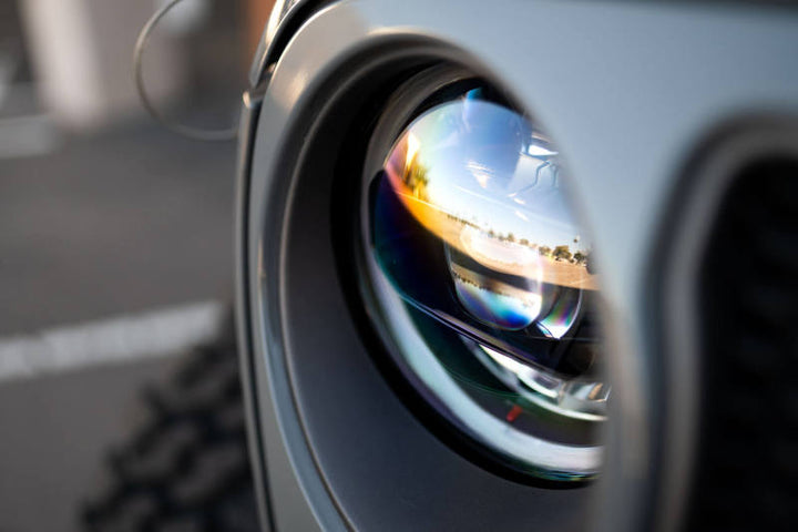 DV8 Offroad 18-22 Jeep Gladiator Wrangler LED Projector Headlights - Bull Strap