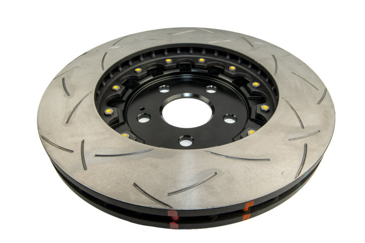 DBA 11-15 Jeep Grand Cherokee Front T3 5000 Series Slotted Rotor w/ Black Hat 380mm - Bull Strap
