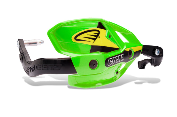 Cycra Probend Ultra w/HCM Clamp 1-1/8 in. - Green - Bull Strap
