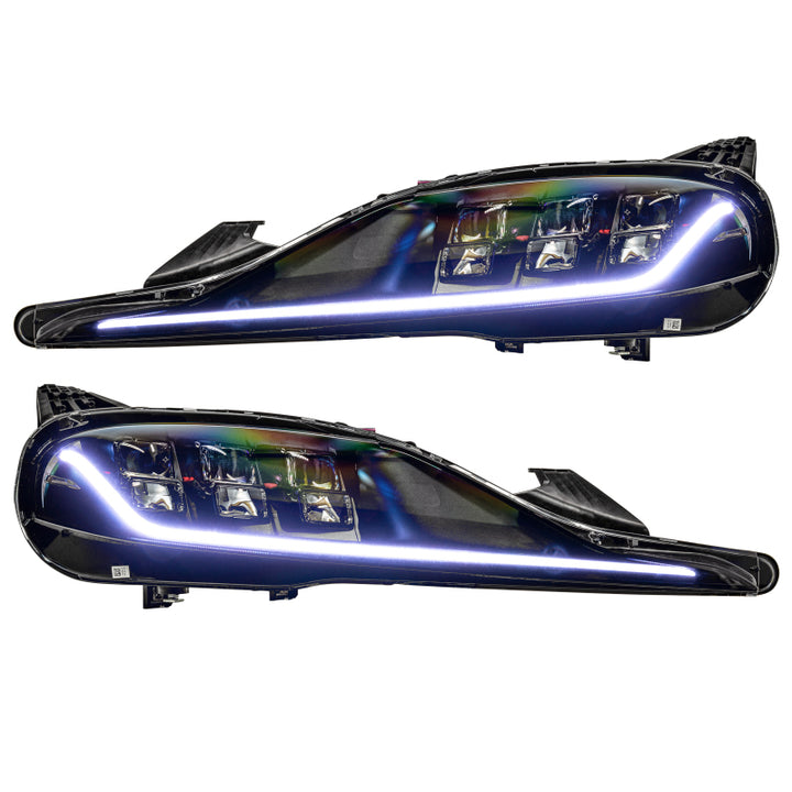 Oracle 20-21 Toyota Supra GR RGB+A Headlight DRL  Kit - ColorSHIFT w/ Simple Controller - Bull Strap