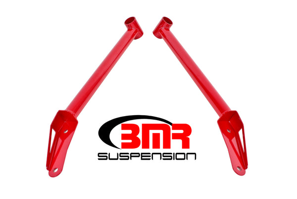 BMR 16-17 6th Gen Camaro Front Of Rear Cradle Brace - Red - Bull Strap