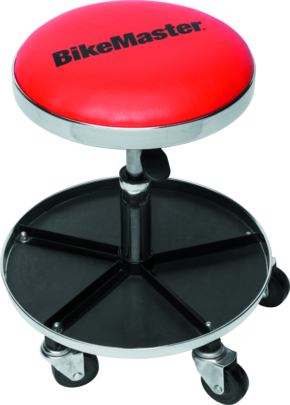 BikeMaster Ultimate Shop Stool w/ Tool Caddy - Bull Strap
