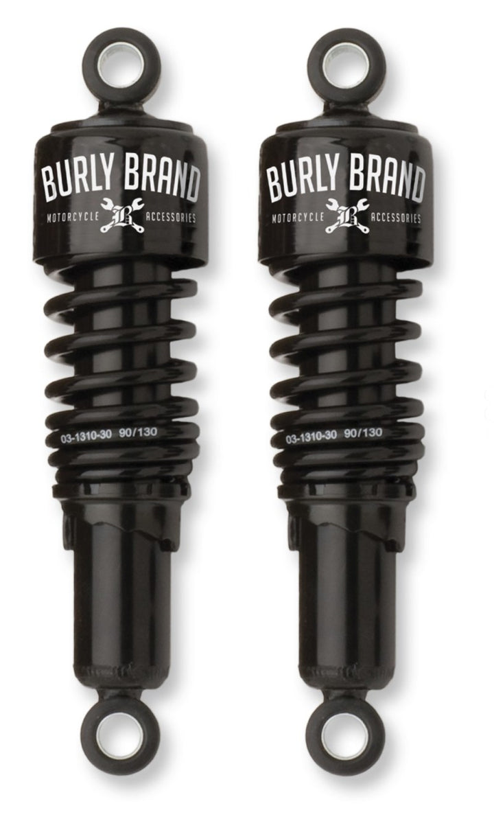 Burly Brand Slammer Shocks 10.5in - Black - Bull Strap