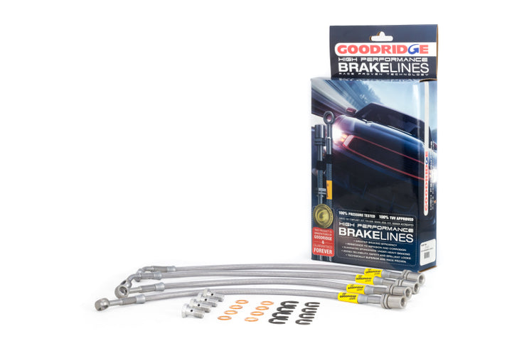 Goodridge 8/97-05 Lexus GS300/400/430 Brake Lines - Bull Strap