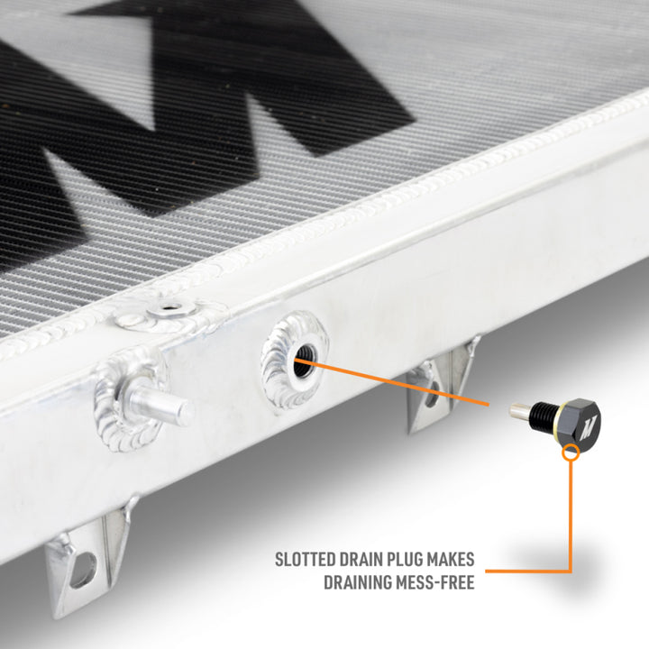 Mishimoto 2022+ Subaru WRX Performance Aluminum Radiator - Bull Strap