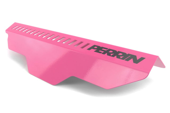PERRIN 02-14 Subaru WRX / 04-21 STI / 08-11 Impreza Pulley Cover - Hyper Pink - Bull Strap