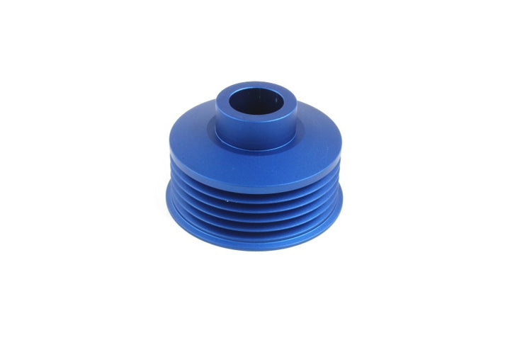 PERRIN 02-05 Subaru WRX / 04-06 STI / 93-11 Impreza Lightweight Alternator Pulley - Blue - Bull Strap