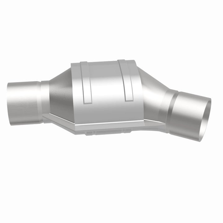 MagnaFlow Conv Universal 2.25 Angled Inlet OEM - Bull Strap