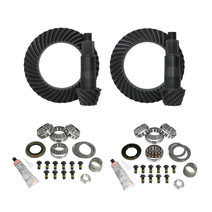 Yukon Gear & Install Kit Package for Jeep Rubicon JL/JT w/D44 Front & Rear in a 4.88 Ratio - Bull Strap