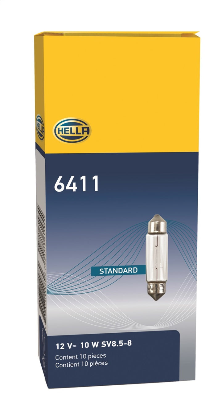 Hella Universal Clear 12V 10W 10x41mm T3.25 Bulb - Bull Strap