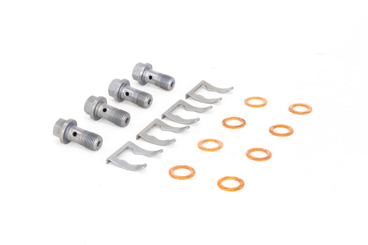 Goodridge 17-18 Honda Civic (Base/LX/EX) Stainless Steel Brake Line Kit - Bull Strap