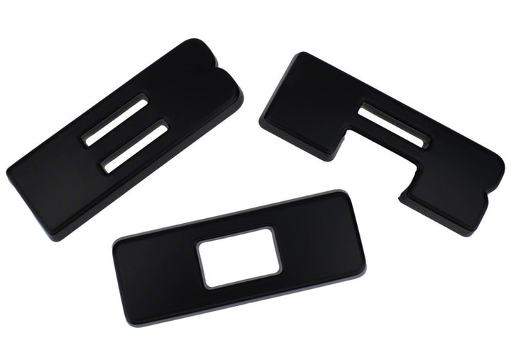 Ford Racing 2021+ Bronco Grille Lettering Overlay Kit - Black - Bull Strap