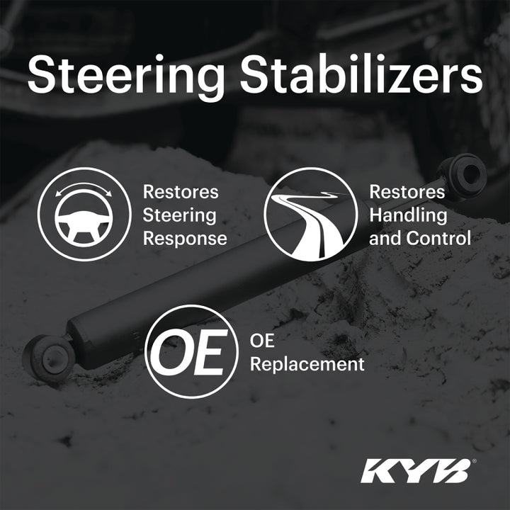 KYB Shocks & Struts Steering Stabilizers Rear FORD Explorer 1995-01 MERCURY Mountaineer 1997-01 - Bull Strap