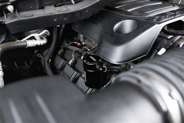 Corsa 2019-2024 Dodge RAM 1500 (5.7L V8) Oil Catch Can - Bull Strap