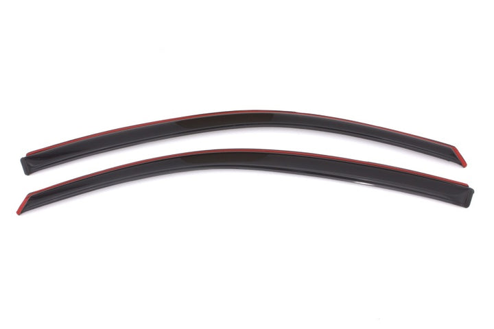 AVS 13-17 Honda Accord Coupe Ventvisor In-Channel Window Deflectors 2pc - Smoke - Bull Strap
