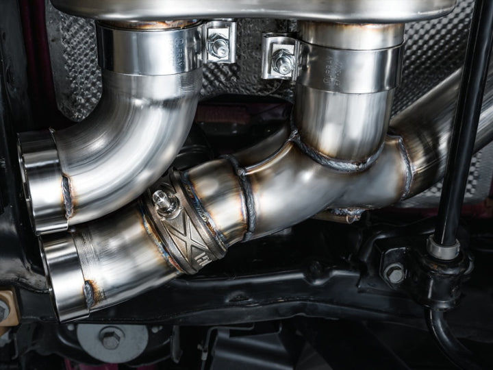AWE 21+ Wrangler 392 Switchpath Cat-Back Exhaust- Quad BashGuards - Bull Strap