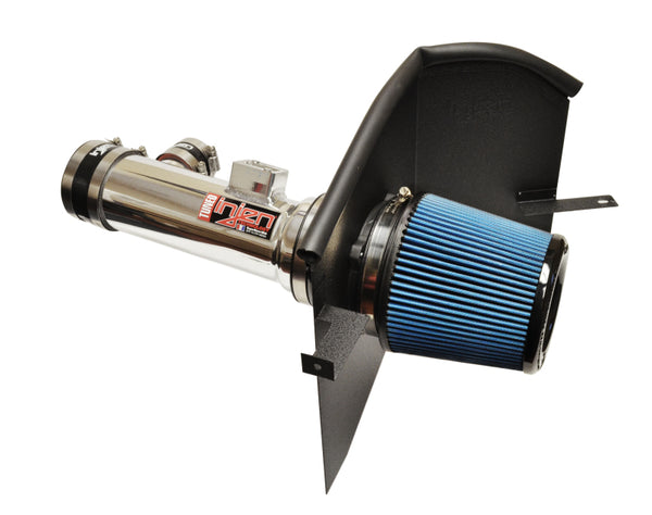 Injen 16-19 Nissan Titan 5.6L Polished Power-Flow Air Intake System - Bull Strap