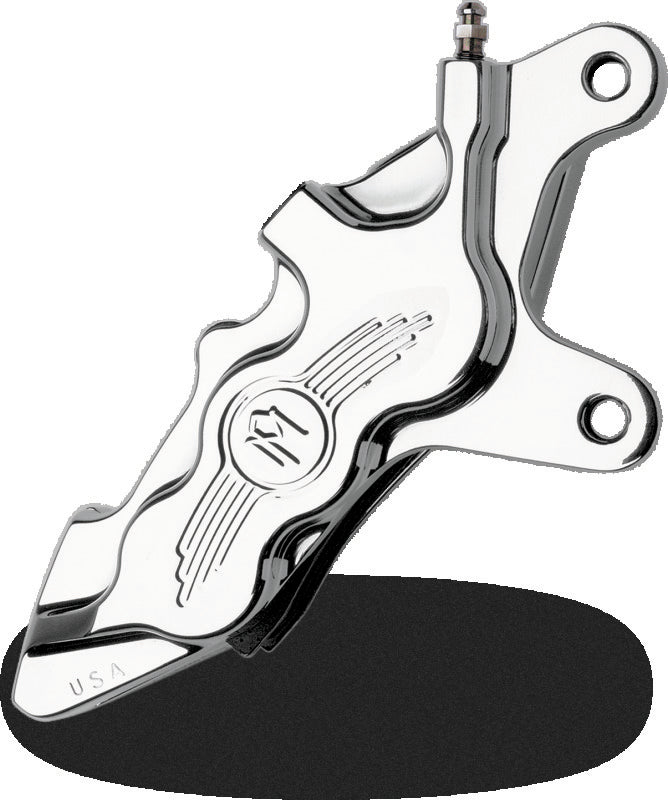 Performance Machine Caliper 112x6B Right - For 11.5in Disc - Chrome - Bull Strap