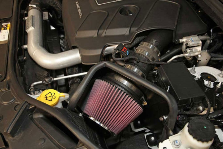 K&N 14-15 Jeep Grand Cherokee 3.0L V6 Turbo Diesel Performance Intake Kit - Bull Strap
