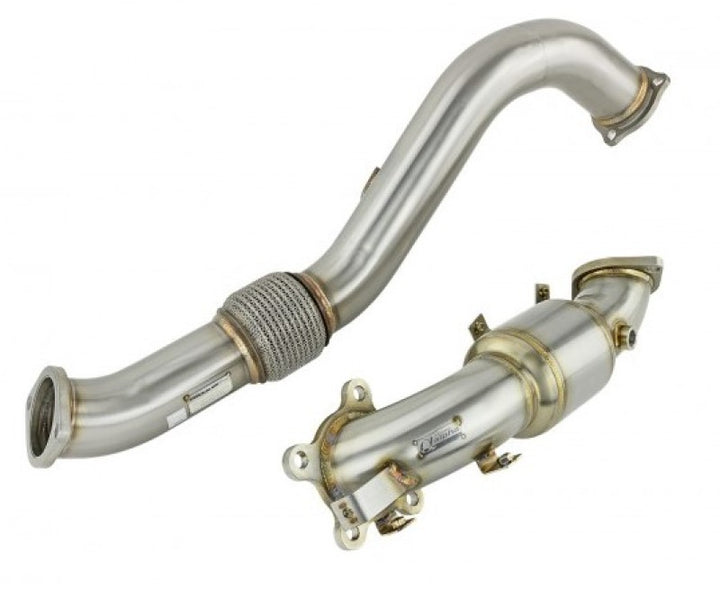 Skunk2 16-20 Honda Civic 1.5T Downpipe Kit w/ Cat - Bull Strap