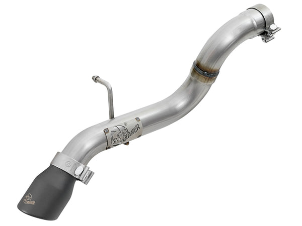 aFe MACH Force-Xp Axle-Back Exhaust System w/Black Tip 18-20 Jeep Wrangler L4-2.0T / V6-3.6L - Bull Strap