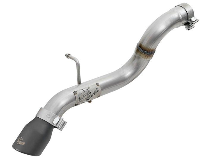 aFe MACH Force-Xp Axle-Back Exhaust System w/Black Tip 18-20 Jeep Wrangler L4-2.0T / V6-3.6L - Bull Strap