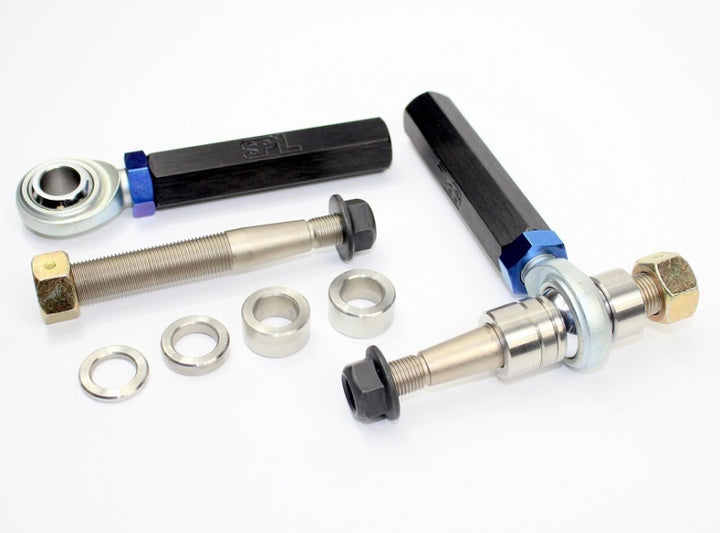 SPL Parts 2013+ Subaru BRZ/Toyota 86 Front Tie Rod Ends (Bumpsteer Adjustable) - Bull Strap