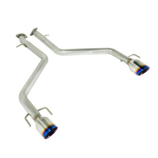 Remark 2021+ Lexus IS350 Axle Back Exhaust w/Burnt Double Wall Tip - Bull Strap