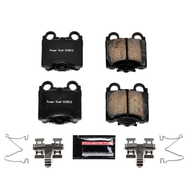 Power Stop 98-05 Lexus GS300 Rear Z23 Evolution Sport Brake Pads w/Hardware - Bull Strap