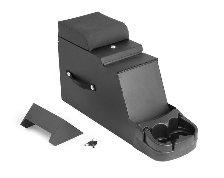 Rugged Ridge Stereo Security Console Black 76-95 Jeep CJ / Jeep Wrangler - Bull Strap