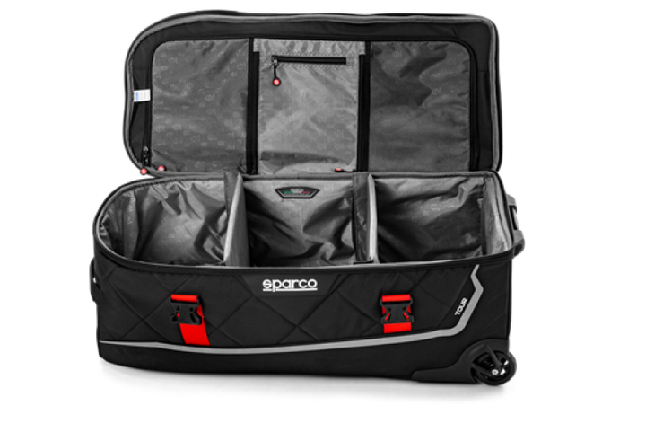 Sparco Bag Tour BLK/SIL - Bull Strap