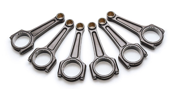 Manley Ford 3.5L/3.7L EcoBoost ARP 2000 6.011in L w/ .9063in Pin H Beam Connecting Rod Set - Bull Strap