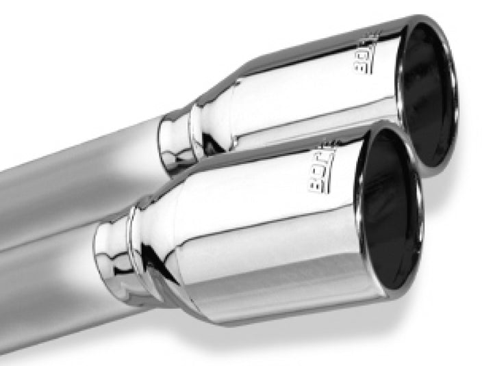 Borla 13-14 Mustang Shelby GT500 GT 5.8L V8 RWD Dual Split Rear Exit ATAK Exhaust Rear Section Only - Bull Strap