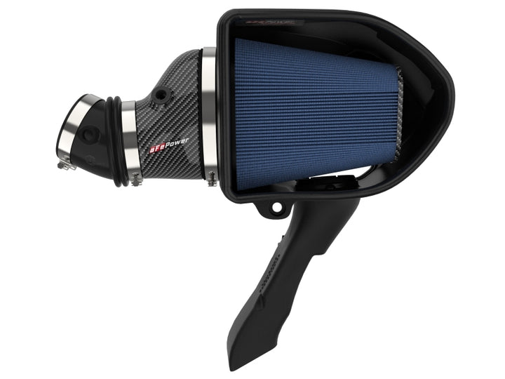 aFe Dodge Charger SRT Hellcat Redeye 21-23 V8-6.2L Track Series Stage-2 Carbon Fiber Intake Pro 5R - Bull Strap