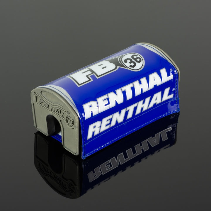 Renthal Fatbar 36 Pad - Blue/ Silver/ White - Bull Strap