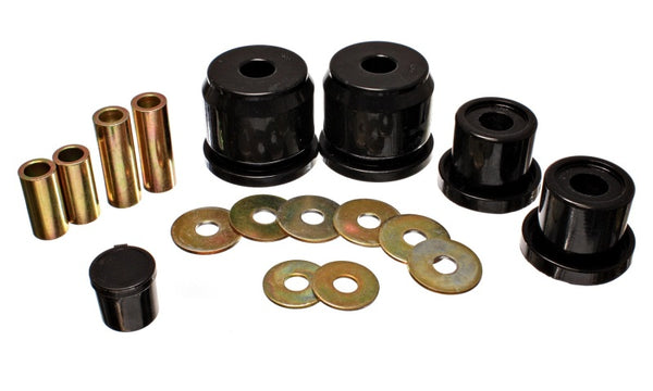 Energy Suspension 92-01 Honda Prelude Black Rear Control Arm Bushing Set - Bull Strap