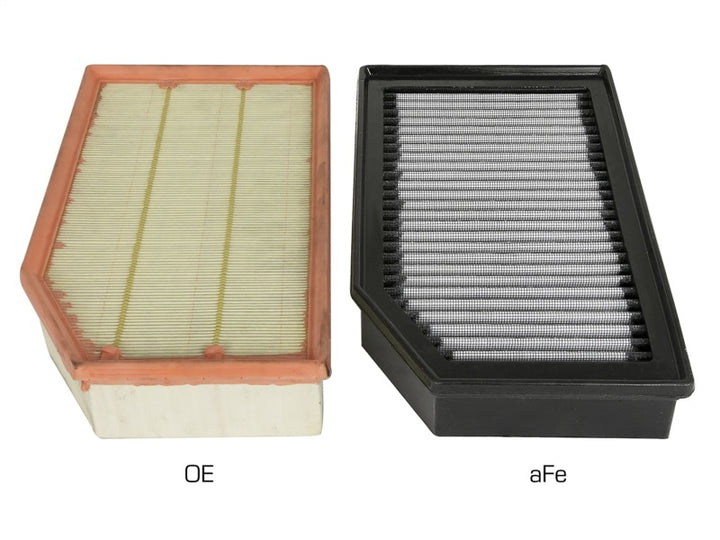 aFe Magnum FLOW Pro DRY S OE Replacement Filter 2018+ Jeep Wrangler (JL) V6 3.6L - Bull Strap