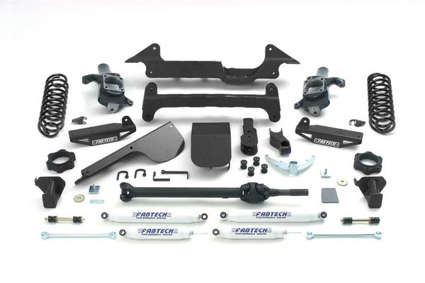 Fabtech 03-08 Hummer H2 Suv/Sut 4WD w/Rr Coil Springs 6in Perf Sys w/Perf Shks - Bull Strap