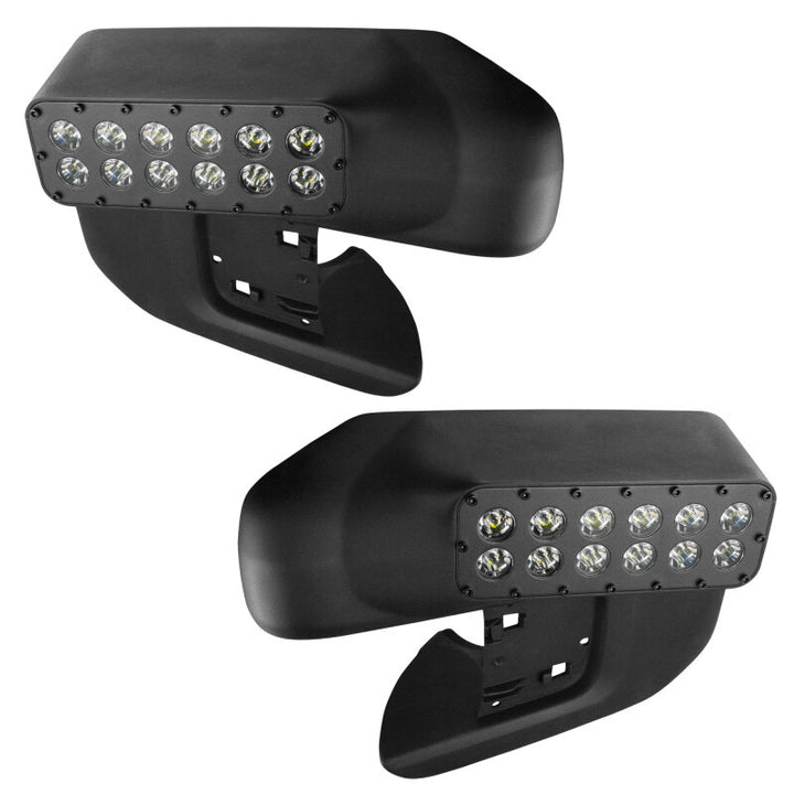 Oracle 21-25 Ford F150 LED Off-Road Side Mirror Ditch Lights - White LED - Bull Strap