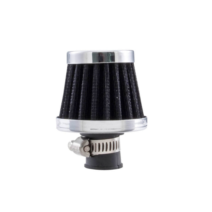 Spectre Breather Filter 10mm Flange / 2in. OD / 1-3/4in. Height - Black - Bull Strap