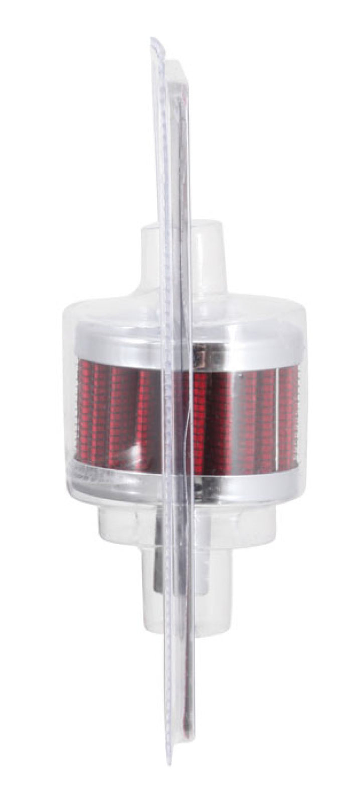 K&N Steel Base Chrome Top Crankcase Vent Filter 1/2in. Vent / 2in. OD / 1-1/2in. Height - Bull Strap
