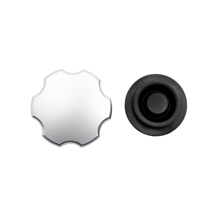Wehrli 99-24 GM 1500/2500/3500 Billet Aluminum Brake Master Cylinder Cap - Clear Anodized - Bull Strap