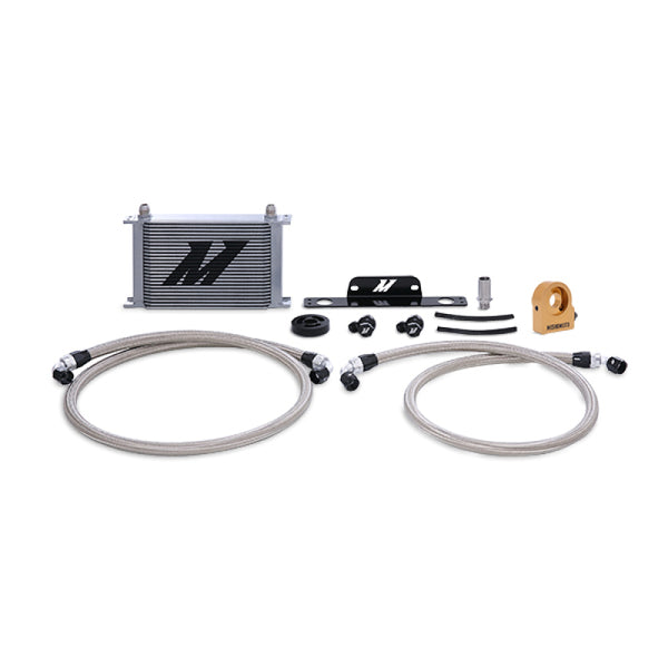 Mishimoto 10-15 Chevrolet Camaro SS Thermostatic Oil Cooler Kit - Silver - Bull Strap