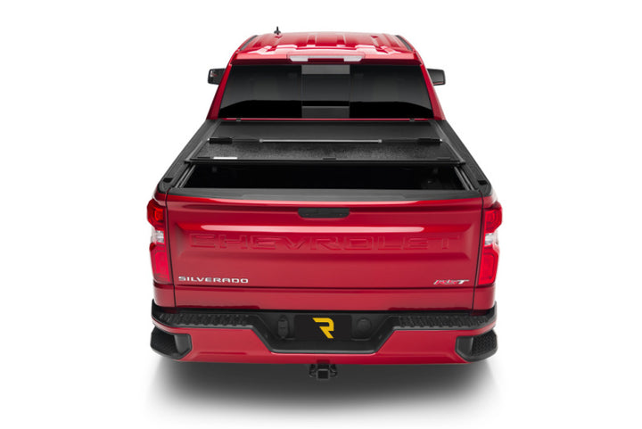 UnderCover 19-20 Chevy Silverado 1500 5.8ft (w/ or w/o MPT) Armor Flex Bed Cover - Black Textured - Bull Strap