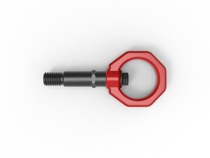 aFe Control Rear Tow Hook Red 20-21 Toyota GR Supra (A90) - Bull Strap