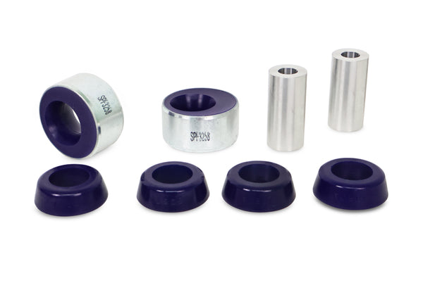 SuperPro 04-11 Mazda RX-8 Camber Adjustable Rear LCA Inner Bushing Kit & Caster - Stainless Hardware - Bull Strap